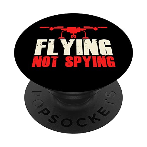 Drone Volar No Espiar Aviones No Tripulados Quadcopter Piloto PopSockets PopGrip Intercambiable Cover