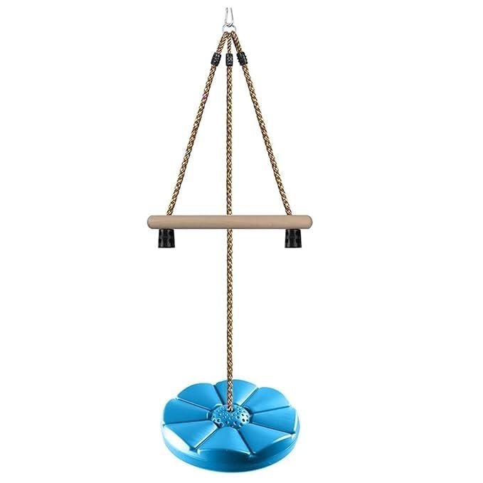CHARMING TREASURES Monkey Bar Swing for Kids, Disc Swing for Kids, Swing Set Accessories, Tree Swing for Backyard, 7FT Height Adjustable Playground Accessories for Boys Girls Blue (B0CWS3TMP1) Amazon Price History, Amazon Price Tracker