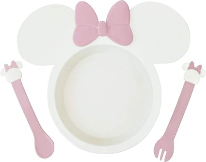 Amazon 錦化成 アイコン小皿 スプーン フォークセット ミニーマウス ベビー マタニティ ベビー マタニティ 通販