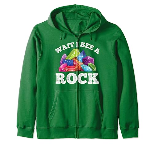 Divertida camisa de caza para coleccionista de rocas de geoda mineral Sudadera con Capucha