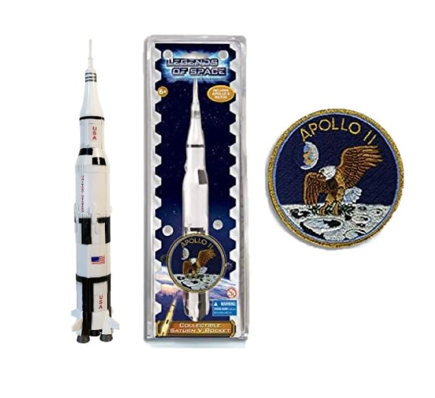 Echo Toys Legends of Space - Saturn V Rocket Set with Apollo II Patch