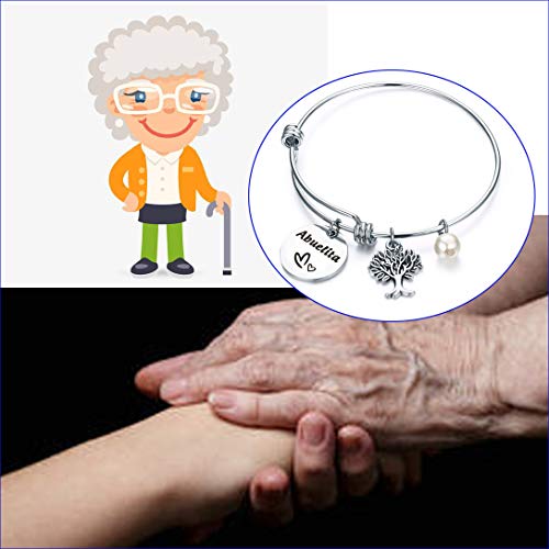 BEKECH Granny Bracelet Granny Birthday Gift Granny Wire Bangle Best Granny Ever Gift for Grandma Nana (Abuelita) - Image 5