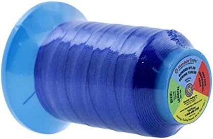 Mandala Crafts Size 69 210D T70 Bonded Nylon Thread - 12 Assorted Neutral Colors 3600 YDs Tex 70 Heavy Duty Sewing Threads for Leather, Jeans, Weaving, Outdoor Marine Upholstery