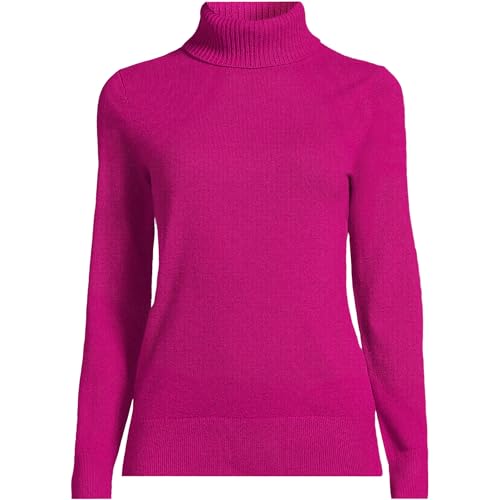 Image of Lands' End Women's Cashmere Turtleneck Sweater