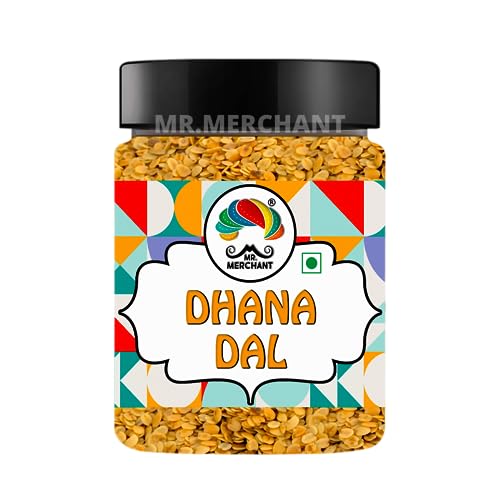 Image of Mr. Merchant Roasted Dhana Dal, 300g (Roasted Split Coriander Seeds, Mildly Salted)