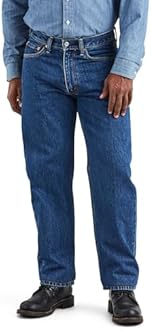 Levi's Men's 550 Relaxed Fit Jeans (Also Available in Big & Tall), Dark Stonewash, 30W x 34L