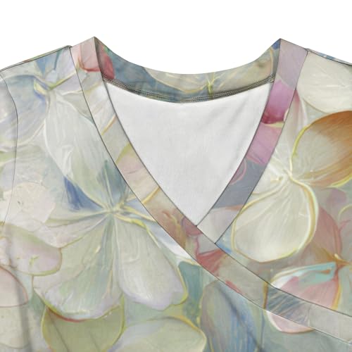 Image of SUZONANA Plus Size Dresses for Women Floral Print Maxi Dress Flowy 3 /4 Sleeve with Belt