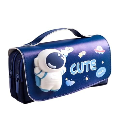Image of DEOXY Cute Big Cartoon Theme Plastic Pencil Case-3D Eva Pencil Case Pouch, Multipurpose Zipper Pencil Case for Kids, Pen & Pencil Bag for School Kids (Cute Big)