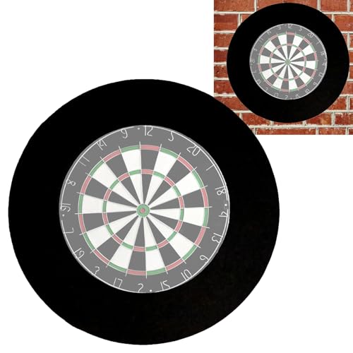 Dartboard Surround Ring passt zu Dartboards mit einem Durchmesser von 18 Zoll/45 cm, eine Dicke von 2,5 cm Dartboard Surround Ring passt zu Dartboards mit einem Durchmesser von 18 Zoll/45 cm, eine Dicke von 2,5 cm