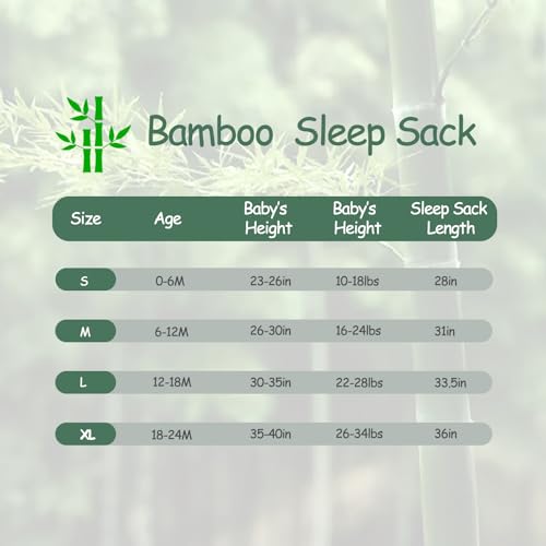 Image of Viforu Rayon from Bamboo Sleep Sack Baby Wearable Blanket 0.5 Tog Sleeping Bag 0-6 Months Soft Newborn Sleeper 2-way Zipper Sleepsack Girls Boys Swaddle Blanket Sacks Grey Pink