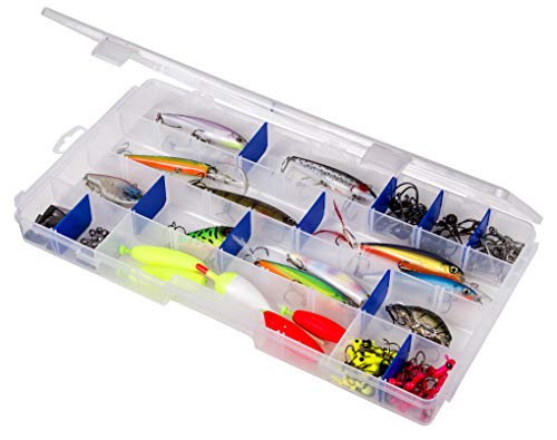 Flambeau Outdoors 6004R Tuff Tainer, Fishing Tackle Tray Box, Includes [16] Zerust Dividers, 32 Compartments
