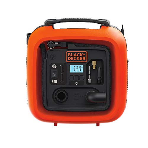 BLACK+DECKER BDINF12C 12V Multipurpose Portable Cordless Inflator (Renewed)