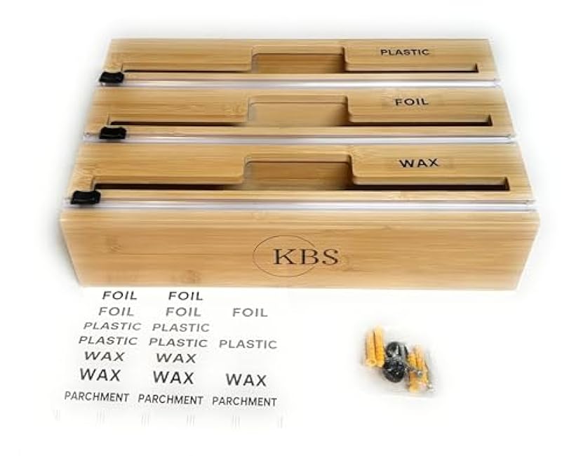 KBS Essentials 3 in 1 Bamboo Kitchen Organizer