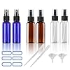 Masionlink 6 Stück 100ml Sprühflasche Leer Zerstäuber Sprayflasche Plastik Nebel Parfümzerstäuber