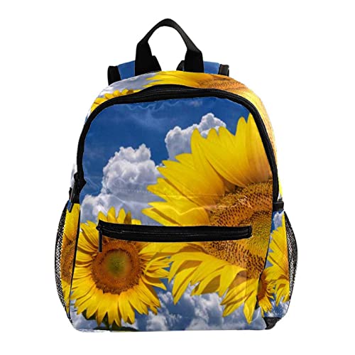 Sac à dos pour enfants motif tournesol contre la fatigue des épaules