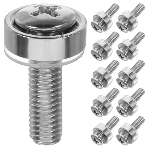 Tuercas jaula M5 y tornillos para armarios rack de servidores en kit de montaje LALAFINA de acero