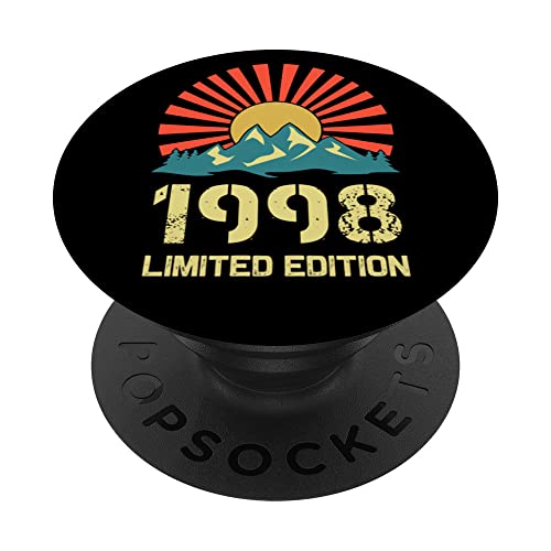 Born In 1998 Edición Limitada 1998 Cumpleaños Popsockets 1998 PopSockets PopGrip Intercambiable