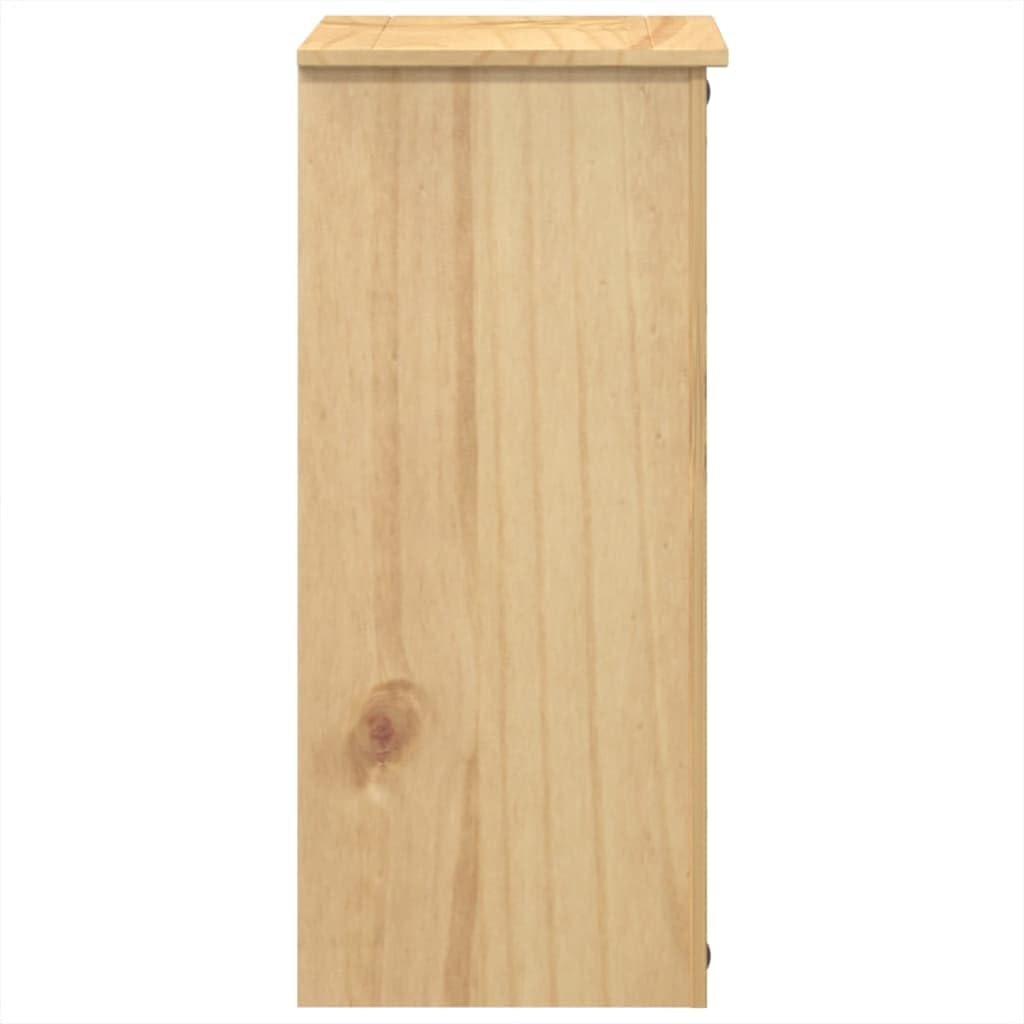 Commode 80 x 40 x 89 cm en bois massif de pin