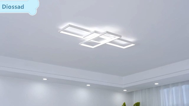 Diossad Dimbare Plafondlamp LED met Afstandsbediening, Rechthoekige Lichten Plafondlamp, 2700K-6500K Warme Natuur Koud Wit Plafond Panel Voor Slaapkamer Woonkamer Keuken Versieren (white, 90*50*6cm Diossad Dimbare Plafondlamp LED met Afstandsbediening, Rechthoekige Lichten Plafondlamp, 2700K-6500K Warme Natuur Koud Wit Plafond Panel Voor Slaapkamer Woonkamer Keuken Versieren (white, 90*50*6cm