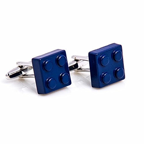 MRCUFF Building Blocks 4 Pairs Cufflinks in a Presentation Gift Box & Polishing Cloth3