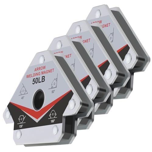 Image of GUTIMORE 50LB Welding Magnet 4pcs, Welding Magnetic Holder, Holding Power Welding Accessories