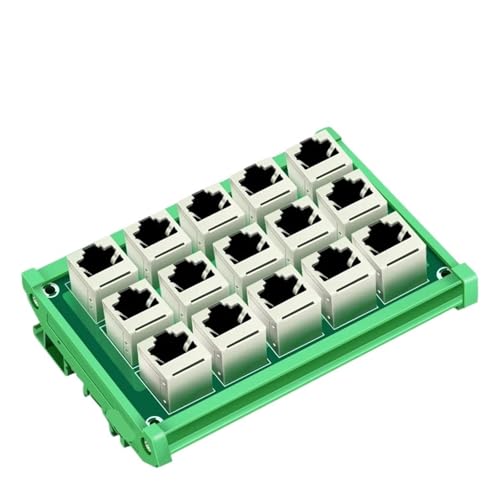 Adaptador de bloque de terminales RJ45 para expandir y ramificar redes de datos