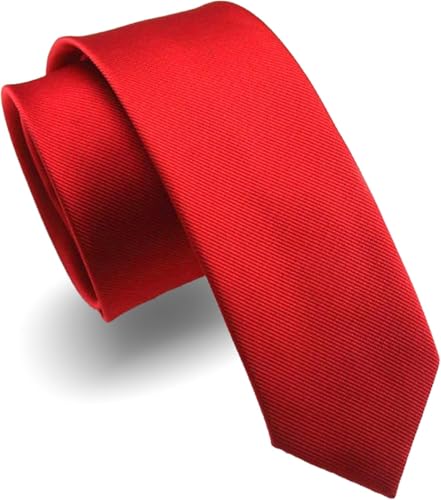 Image of Young Arrow Premium Microfiber Matte Finish Necktie for Men - Solid Formal Tie for Office, Wedding, Party, Groom & Groomsmen