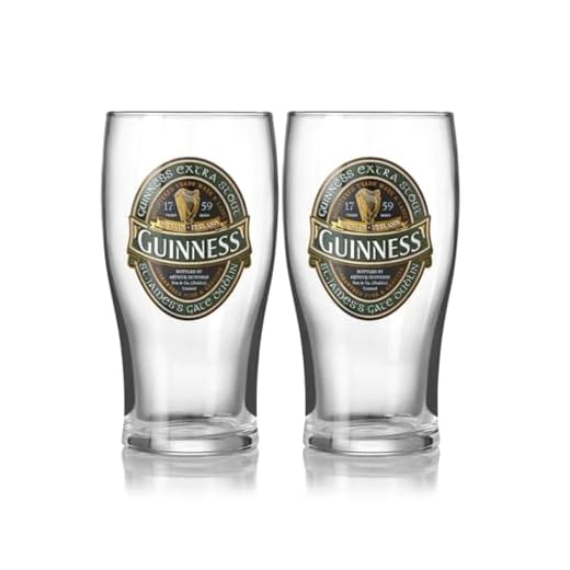 Guinness Irlande Collection Lot de 2verre à bière