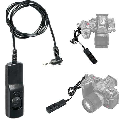 JJC �p�i�\�j�b�N DMW-RS1 RSL1 �݊� �V���b�^�[�����R�� �����[�g�����[�Y �����[�g�P�[�u�� �J���������R���R�[�h Panasonic DMC-G5 DMC-GH4 DMC-GX7 DMC-GH3 DMC- FZ200 DMC- FZ150