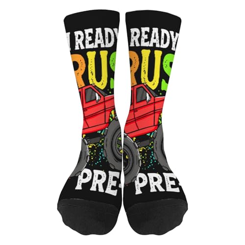 I'm ReadyS To CRUSH PRE K Half Calf Sock For Son