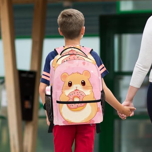 Sac à dos beignet 2 pièces grand format pour l école et voyage ado