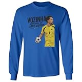 The Wall of Cape Verde Vozinha Soccer Fans Long Sleeve T-Shirt (Royal, XX-Large)