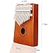 Kalimba Thumb Piano 17 Keys with Tune Hammer and Study Instruction,Portable Mbira Finger Piano Kit,Gift for Friend Adult Beginners