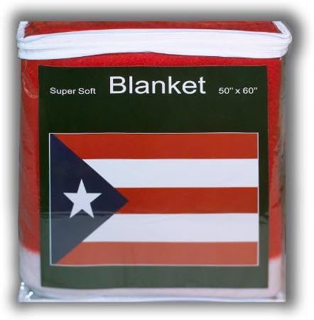 Puerto Rican Flag Fleece BlanketNEW Throw Cover Puerto Rico by Super Soft