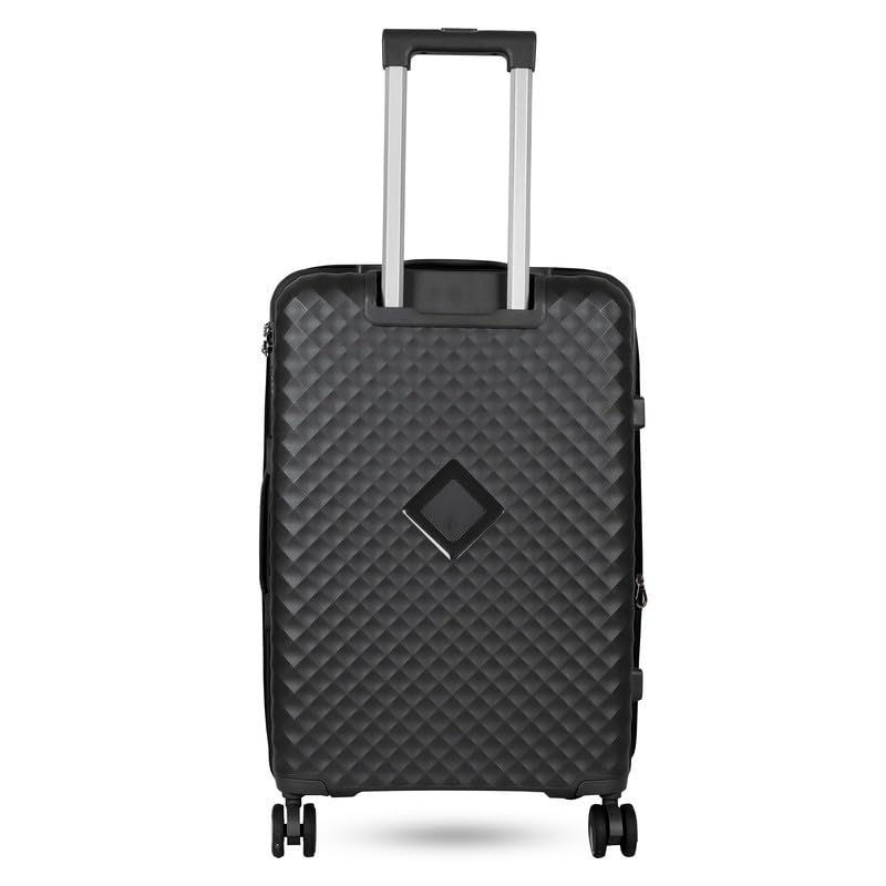 Image of Polo Class Trolley Bag 28 INCH with Vanity Trolley Bag | Polypropylene Material with 360-Degree Rotating Wheels | Number Lock & Securitec Zipper -Black
