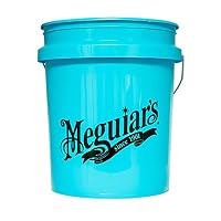 detailmate Autowäsche Set: Meguiars blauer Wasch Eimer 5 Gallonen (19 l) mit Detail Guardz Dirt Lock Wascheimereinsatz Blau für eine kratzerfreie Handwäsche – Ansicht 3