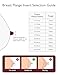 Momcozy Flange Insert 15/17/19/21mm Compatible with 24mm Flange/Shield of Most Pumps, Insert for Breast Pump Replacement Accessories, 4PCS