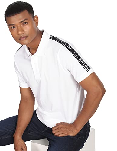 Image of Arrow New York Men's Cotton New York Regular Fit Polo Shirt