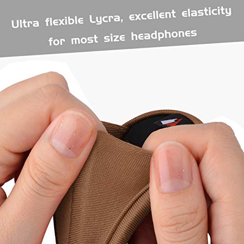 TXEsign Universal Replacement Headband Cushion Pad Cover Protector Compatible with ATH M50X, QC 35i/35ii, QC25, Solo 2/Solo 3, Studio 2/3 Headphones (Brown) by TXEsign - Image 6