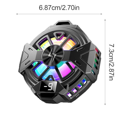 Dispositivo De Enfriamiento Magnético Para Teléfono: Ventilador De Dos Velocidades, Refrigeración Instantánea | Solución Conveniente Para Mantener El Dispositivo Fresco Al Escuchar Música O - imagen 6