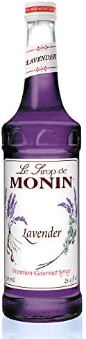 Monin - Lavender Syrup, Aromatic and Floral, Natural Flavors, Great for Cocktails, Lemonades, and Sodas, Non-GMO, Gluten-Free (750 ml)