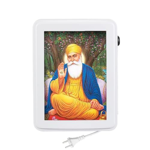 Image of Spiritual Mantra Chanting Machine with Multi Mantra Audio - Devotional Jaap Device for Home, Meditation & Prayer Space (Gurbani Mantra Box)