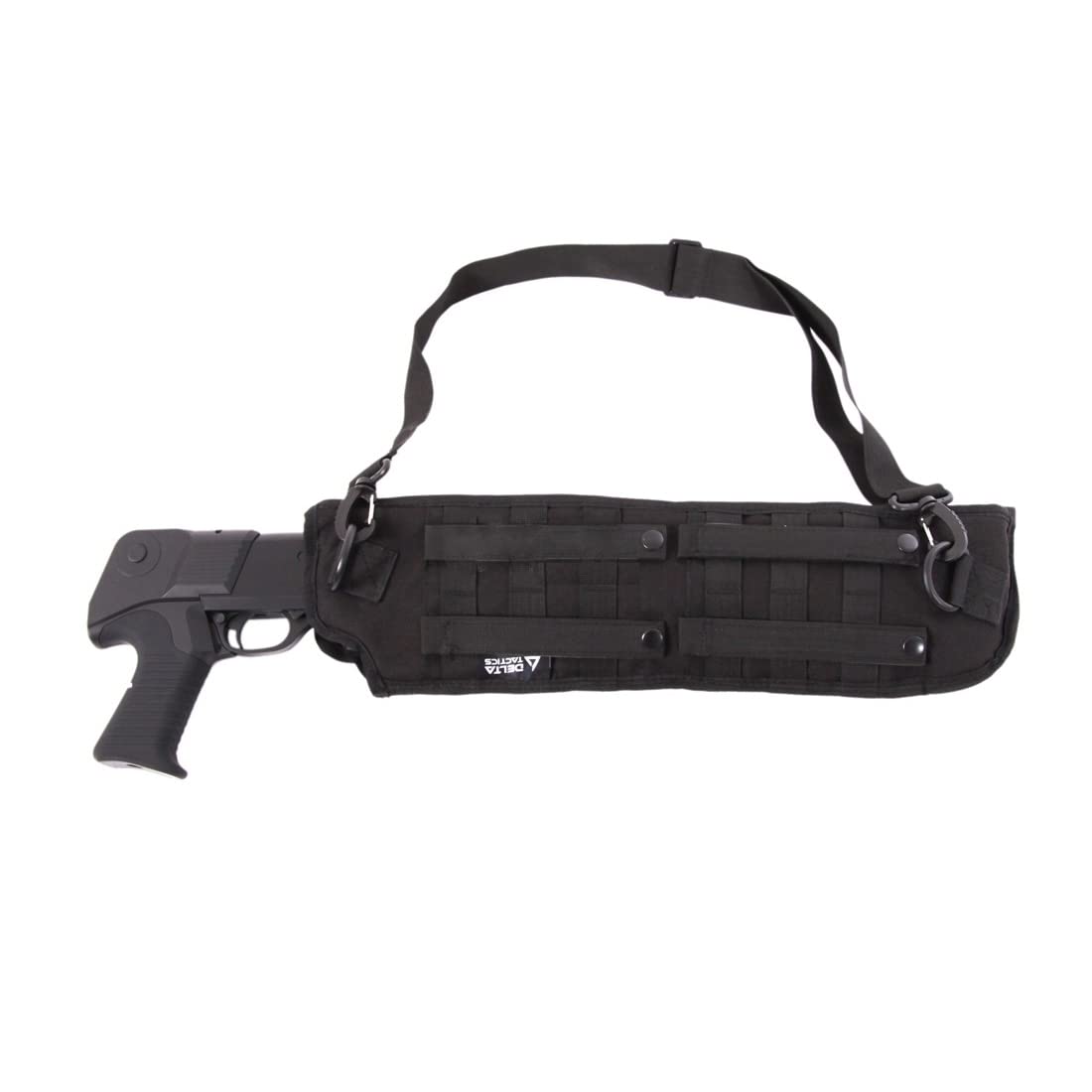 TS Tactical Store Funda Porta Escopeta Molle 50CM Negra Funda para HDB, HDX, Escopeta Airsoft, Escopeta Recortada, Escopeta de Caza