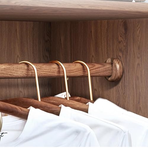 Tringle à vêtements en bois robuste pour placard encombré et lourd - 2