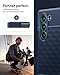 Caseology Parallax for Samsung Galaxy Z Fold 6 Case, [Hinge Protection Included] Full-Body 3D Ergonomic Protection (2024) - Midnight Blue