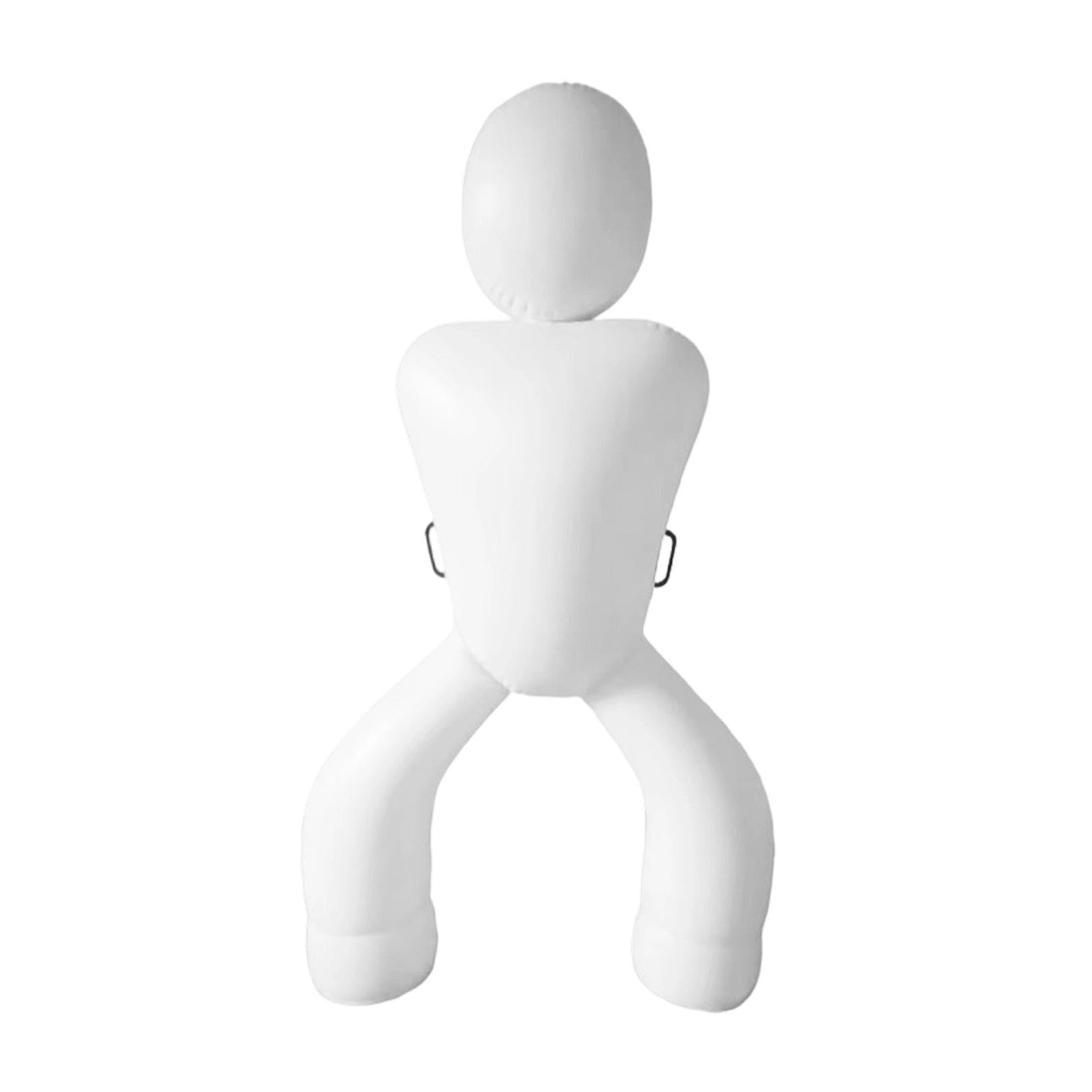 Pupazzo da Calcio Gonfiabile da 1.9 M, Manichino da Portiere in PVC, Accessori per Calcio, Manichino da Allenamento Gonfiabile Portatile, Allenamento Versatile per Calcio
