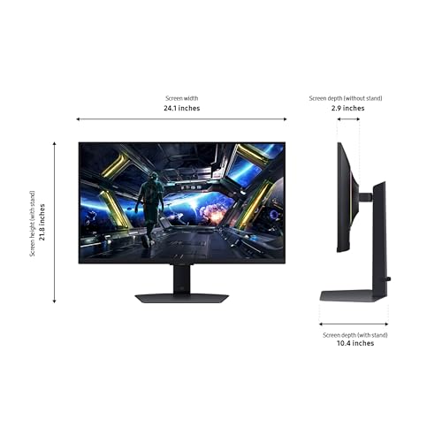 Image of Samsung 27 inch Odyssey G7 (G70D) 4K UHD IPS 144Hz 1ms(GtG) Smart Gaming Monitor, G-Sync Compatible, AMD Freesync Premium, Vivid Colors, Adjustable Stand, Black Equalizer, LS27DG702ENXZA