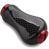 HEIGHTEN 20mm リール ハンドル ノブ 4.7g 1.5K カーボン製 シマノ ダイワ 通用 (Daiwa) Type S (Shimano) Type A 用 Gourd Series (レッド) (962)