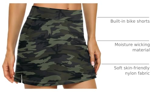 Image of LouKeith Tennis Skirts for Women Golf Athletic Activewear Skorts Mini Summer Workout Running Shorts with Pockets