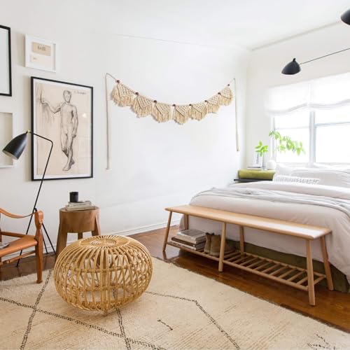 Eiyye Handmade Boho Tassel Wall Hanging Fringe Panels Garland Banner Woven Tapestry Cotton Crochet Decor Macrame Bathroom Bedroom Classroom Office Decor (7-Flag) Eiyye Handmade Boho Tassel Wall Hanging Fringe Panels Garland Banner Woven Tapestry Cotton Crochet Decor Macrame Bathroom Bedroom Classroom Office Decor (7-Flag)